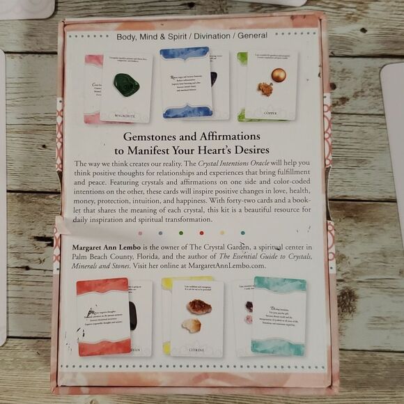 Crystal Intention Oracle Deck Card Kinda Like Tarot Cards - Picture 2 of 5